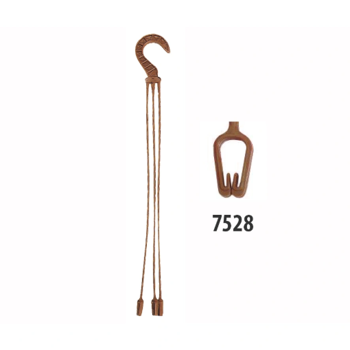 Image de TRINGLE DE SUSPENSION 40 cm - marron - Le paquet de 40 - 7528