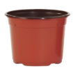 Image de POTS THERMOFORMES DUO RONDS BAS 9  cm 5 ° - Terre-Cuite - Carton de 1450