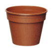 Image de POTS  HORTICOLES  RONDS  SERIE D 14  cm 8° -  terre cuite -  Carton de 217