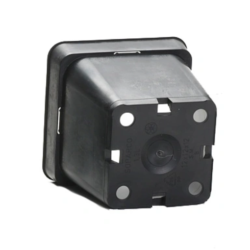 Image de POTS  CARRES  12 x 12 x 12 cm CS fente - noir - Réf : 5160 - Carton de 116