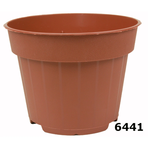 Image de POTS  HORTICOLES  RONDS  SERIE A3 11 cm  8° -  terre cuite -  Carton de 900