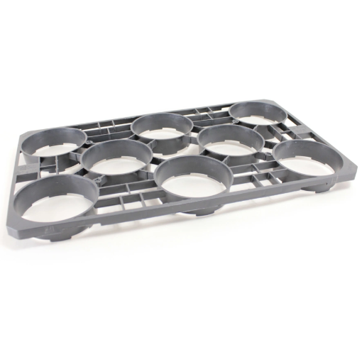 Image de PLAQUES RECUPERABLE 8 trous - Pour pots de Diam 14 - Paquet de 25