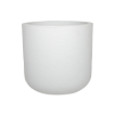Image de POT ROND "GRAPHIT UP" - Dim : 38,5  x 36,8  cm - 32,5  L - blanc cérusé - Unité