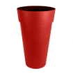 Image de VASE TOSCANE HAUT XXL  D 48  H 80 cm 90 L - rouge rubis