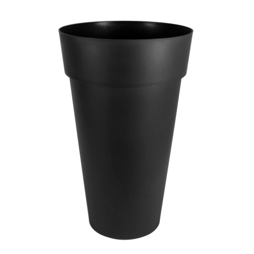 Image de VASE TOSCANE HAUT XXL  D 48  H 80 cm 90 L - gris anthracite