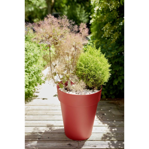 Image de VASE TOSCANE HAUT D 44  H 53 cm 50 L - Rouge rubis