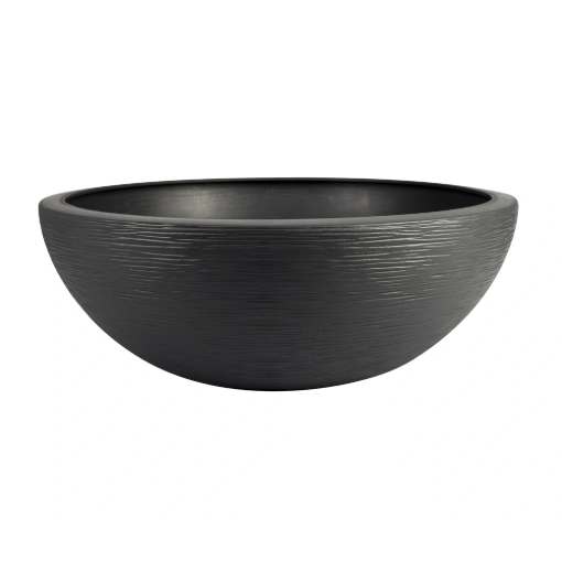 Image de Vasque "GRAPHIT" 60 - Dim : 59  x 21 cm - 39 L - gris anthracite - Unité