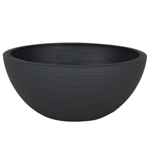 Image de Vasque "GRAPHIT" - Dim : 24,5 x 10 cm - 3,3  L - gris anthracite - Unité