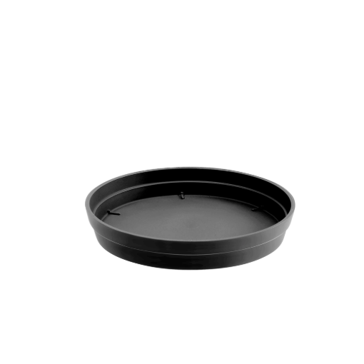 Image de SOUCOUPE TOSCANE D 15 cm (pour pot de 20) - gris anthracite