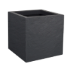 Image de Pot VOLCANIA'UP - Dim : 29,5 x 29,5 x 29,5 cm - 21 L - gris anthracite - Unité
