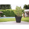 Image de POT TOSCANE D 80  H 66 cm 170 L - gris anthracite