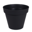 Image de POT TOSCANE D 80  H 66 cm 170 L - gris anthracite