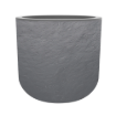 Image de POT ROND "VOLCANIA UP" - Dim : 48,5  x 46,2  cm 67 L - gris galet - Unité