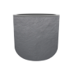 Image de POT ROND "VOLCANIA UP" - Dim : 38,5  x 36,8  cm 32,5  L - gris galet - Unité