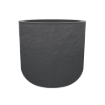 Image de POT ROND "VOLCANIA UP" - Dim : 38,5  x 36,8  cm 32,5  L gris anthracite - Unité
