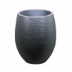 Image de Pot Egg "GRAPHIT" - Dim : 50  x 60 cm - 53 L - gris anthracite - Unité