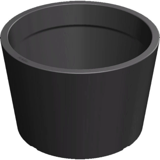 Image de Pot "CONIK" ROTOMOULE Ø 120 cm ANTHRACITE - L'unité
