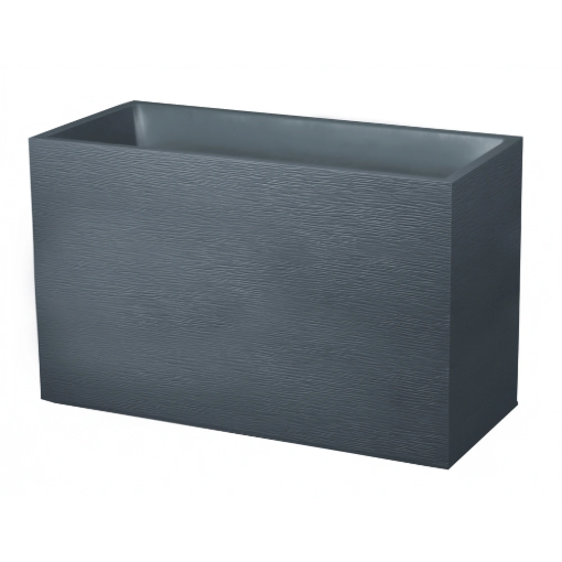 Image de Muret "GRAPHIT" - Dim : 99,5  x 39,5 x 60 cm - 116 L - gris anthracite - Unité