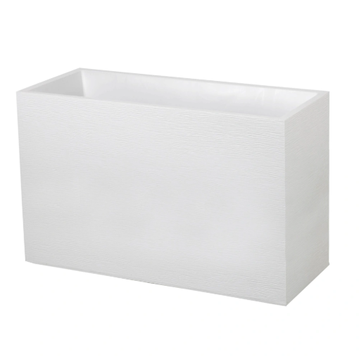 Image de Muret "GRAPHIT" - Dim : 99,5  x 39,5 x 60 cm - 116 L - blanc ceruse - Unité