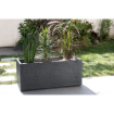 Image de Jardinière "VOLCANIA" - Dim : 99,5  x 39 x 43 cm - 98 L - gris anthracit - Unité