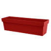 Image de Jardinière TOSCANE PLATEAU Intégré  60 cm - rouge rubis