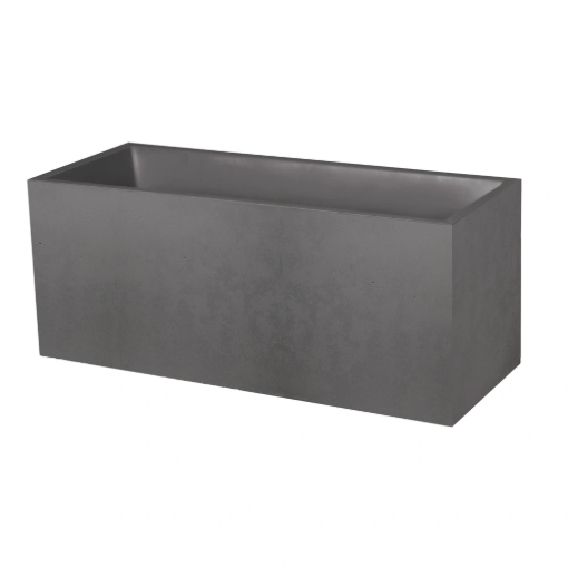 Image de Jardinière "BASALT" - Dim : 99,5  x 39 x 43 cm - 98 L - gris anthracite - Unité