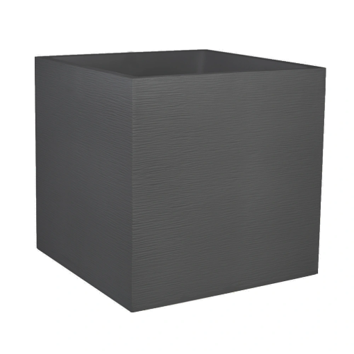 Image de Bac GRAPHIT - Dim : 49,5 x 49,5 x 49,5 cm - 57 L - gris anthracite - Unité