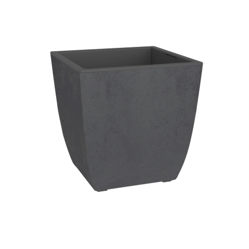 Image de Bac CARRE "DIVA BASALT" bac amovible d. 43,5x43,5x44,2cm Anthracite-L'unité