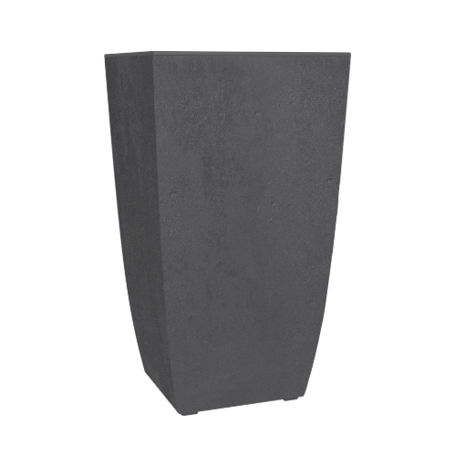 Image de Bac CARRE HAUT "DIVA BASALT" bac amovible d. 43,5x43,5x78,2cm Anthracite-L'unité