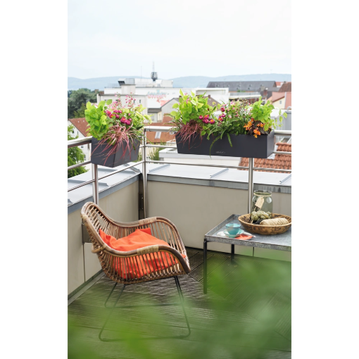 Image de Balconnière BALCONERA COLOR 80 x 19 x 19 - GRIS ARDOISE - L'unité