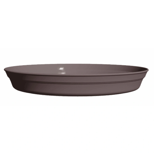 Image de SOUCOUPE POT ROMEO ROND Ø28 X 4 cm TAUPE - L'unité