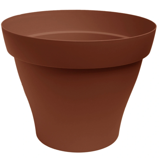 Image de POT ROMEO ROND 30 CM Ø29 X 23,4 cm TAUPE - L'unité