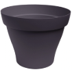 Image de POT ROMEO ROND 25 CM Ø24,5 X 19,5 cm TAUPE - L'unité