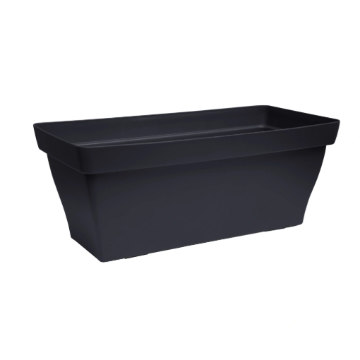 Image de Jardinière ROMEO 80 cm 78 X 20,8 X 17 cm NOIR ANTHRACITE - L'unité