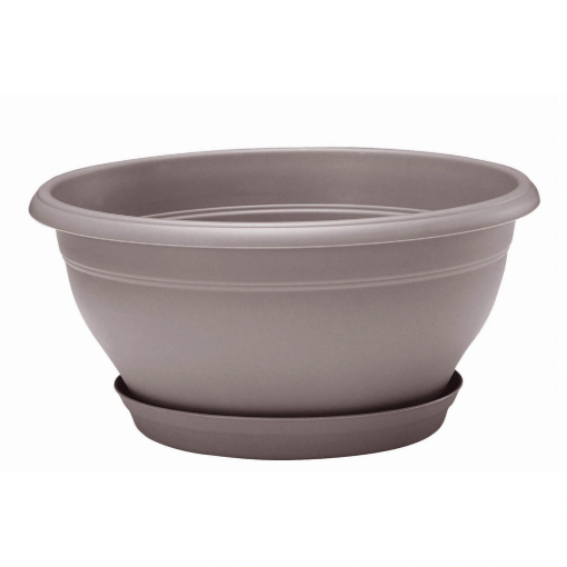 Image de Coupe LOTUS 25 cm souCoupe TAUPE - L'unité