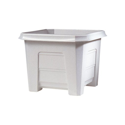 Image de Bac FLORAL 25 x 25 x 20.5 - 6  L - Blanc - C40 - L'unité