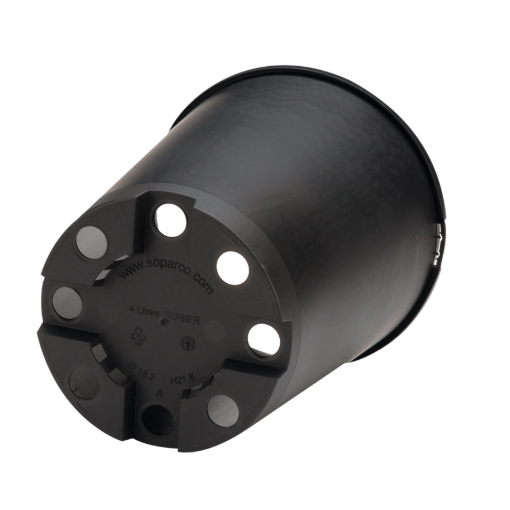 Image de Conteneurs ROSIER SH - 16,8 x19,2 cm 3 L - noir- Réf : 7027  - Filet de 80