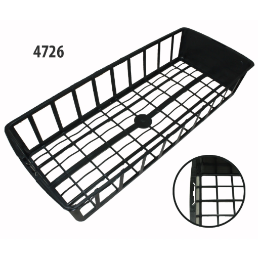 Image de Clayettes 10 Godets de 7 cm Fonds Ajourés - Côtés Ajourés - Noir - Filet de 45