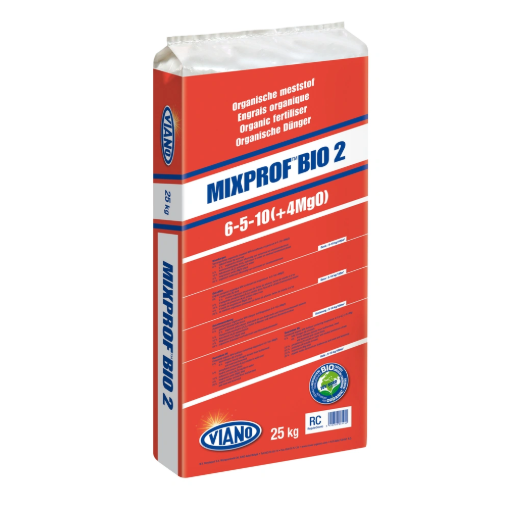 Image de MixProf Bio 2 - 6-5-10(+4) - 45% MO - UAB - Miettes - 50-150g/m2 - Sac de 25 kg