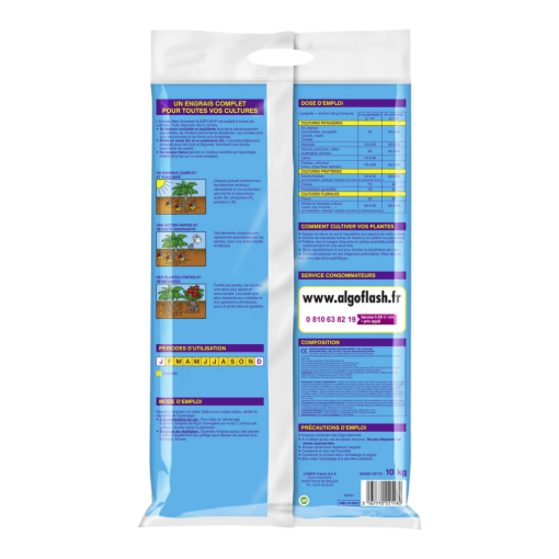 Image de Engrais BLEU Universel NOVATEC ALGO - Sac de 10 kg