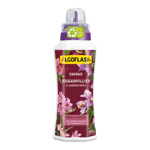 Image de Engrais BOUGAINVILLIERS et LAURIERS ROSES ALGO - Flacon de 500 ml