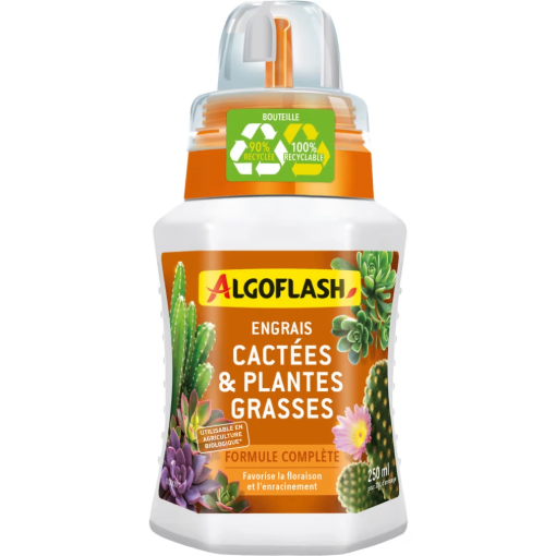 Image de Engrais CACTEES et Plantes GRASSES ALGO - Bidon de 250 ml