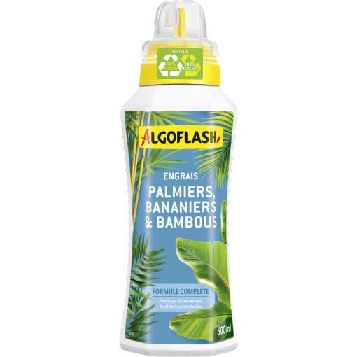 Image de Engrais PALMIERS, BAMBOUS, BANANIERS ALGO - Bidon de 500 ml
