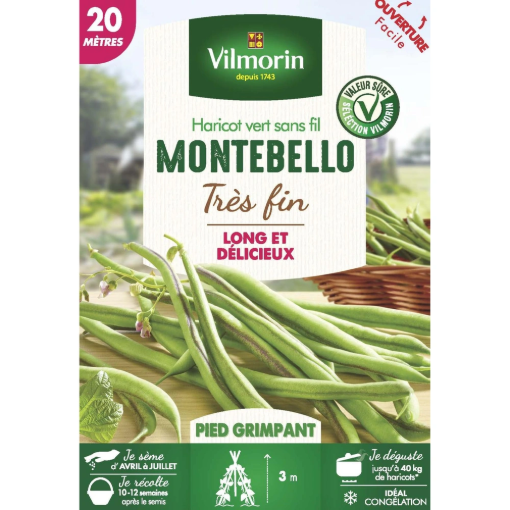 Image de HARICOT MONTEBELLO VL 20M - Le sachet