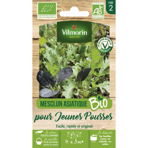 Image de MELANGE ASIE JEUNES POUSSES BIO VL 2 - Le sachet