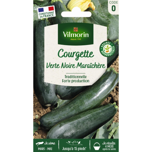 Image de COURGETTE MARAICHERE VL 0 - Le sachet