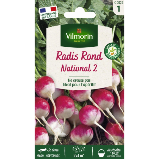 Image de RADIS NATIONAL 2 VL 1 - Le sachet