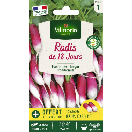 Image de RADIS DE 18 JOURS VL 1 - Le sachet
