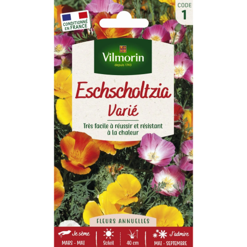 Image de ESCHSCHOLZIA CALIFO.MIX VL 1 - Le sachet