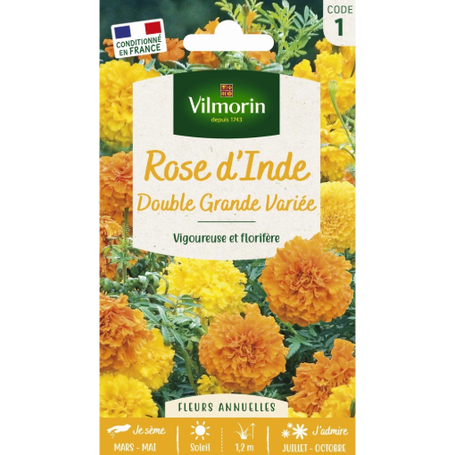 Image de ROSE D INDE DBLE GDE MIX VL 1 - Le sachet